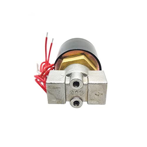 Électrovanne 1/4 pouce en acier inoxydable JCAKES normalement ouverte
