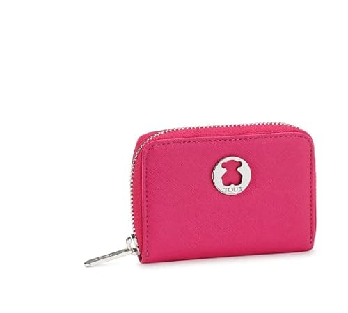 TOUS Angela Dubai Saf, Monedero para Mujer, Rosa (Tri Fucsia 395970307), 10x8x2.5...