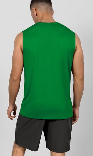 ODODOS Men's Quick Dry Athletic Tank Tops UPF 50+ Sun Protection SPF Workout Sleeveless Muscle Shirts2