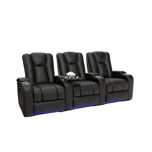 Seatcraft Serenity Italian Leather Row of 3