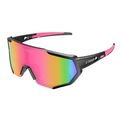 X-TIGER Polarized Cycling Glasses UV400 Sports Sunglasses for Men Women Running Fishing MTB Glasses