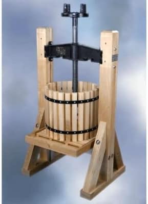 Prensa de vino Homesteader. Prensa de frutas blandas multiusos. Fácil de usar.