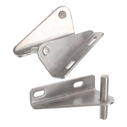 BAZEITFLOW 3 Piezas Bisagra de Puerta para Congelador de Acero Inoxidable Diseño de Rodamiento para Apertura Suave Compatible con Frigoríficos Comerciales y Domésticos para Reparación de