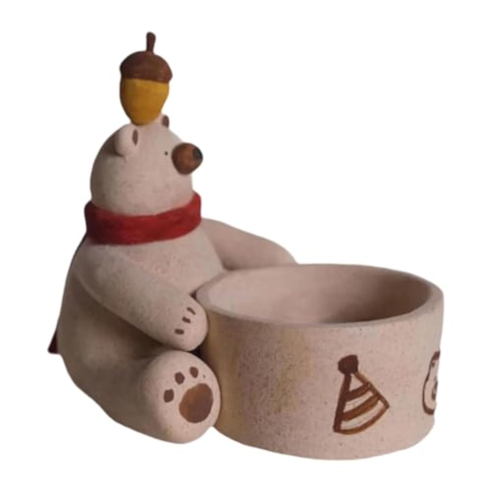 Cute Bear Candle Holder for Dining Table