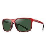MERRY'S Men Polarized Sunglasses Vintage Rectangular Sunglasses for Men/Women Outdoor Fishing Sun glasses