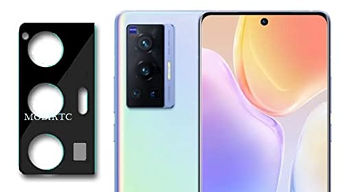 Image of For Vivo X70 Pro 9H Camera Lens Protector [Full Coverage 360 Degree Protection Tempered Glass Film Bubble-Free Anti-Scratch Easy Install Ultra-Thin] Compatible For Vivo X70 Pro -(Black)