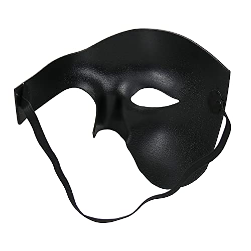 Lilwemen Mens Mask Masquerade Mask Phantom of The Opera Half Face Mask