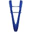 Blue V Shaped