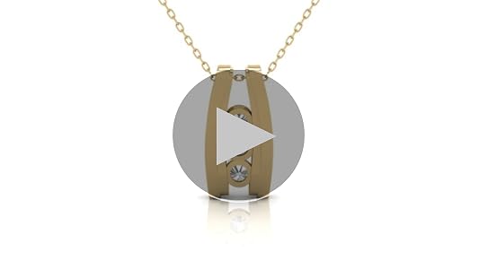 ꕤclara* 【3点】 Amazon.com: 1/2 Carat TW Three Stone Diamond Ladder Pendant