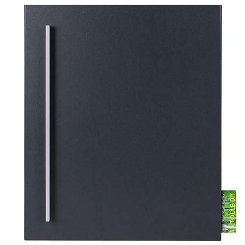 Briefkasten mit Zeitungsrolle anthrazit-grau (RAL 7016) MOCAVI Box 110R...