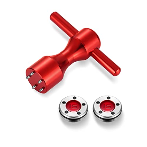 ROYMADE Golf Putter Weights 2pcs 5g/10g/15g/20g/25g/30g/35g/40g/45g with Red Wrench Kit Replace for Scotty Cameron Putters