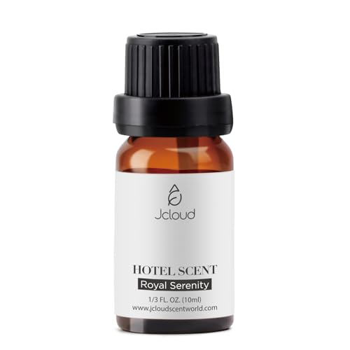 JCLOUD Royal Serenity Essential Oil Inspired by Ritz-Carlton Hotel | Hotel Collection – Pure Aromatherapy Diffuser Oil with Lemon, Jasmine and Amber, Home Luxury & Hotel Scents for Diffuser – 10mL