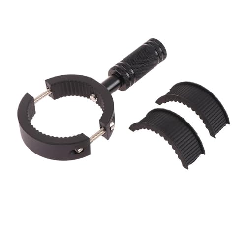 Faro auxiliar para moto instalado con soporte universal en rutas nocturnas