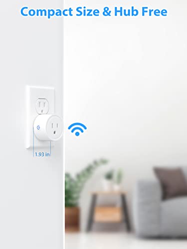 Smart Plug Eightree, Alexa Smart Plugs That Work With Alexa And Google Home, Compatible With Smartthings, Smart Outlet With Wifi Remote Control And Timer Function, 2.4Ghz Wi-Fi Only, 4Packs #TOP6