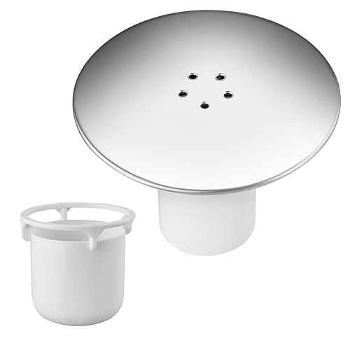 Couvercle de vidange de douche et de rechange pour siphon chromé 90 mm/115 mm