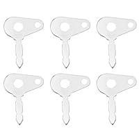 6 Stück Zündschlüssel, Universal-Ersatzschlüssel, Ersatz-Zündschalter, für Traktoren, landwirtschaftliche Geräte, schwere Maschinen, Lader