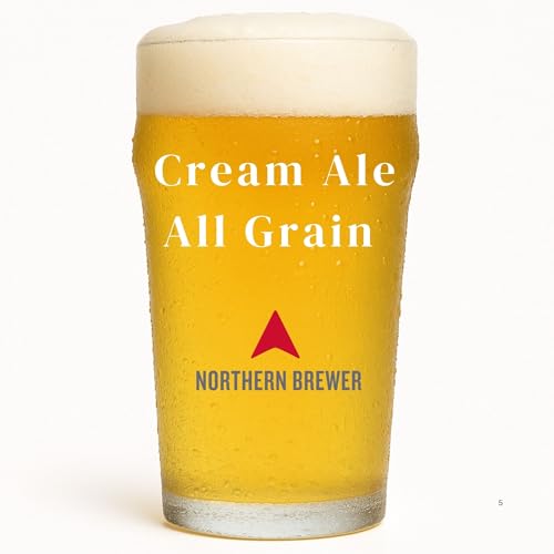 Northern Brewer - Cream Ale All Grain Beer Recipe Kit - Ingredients for Making 5 Gallons - All Grain Equipment Required