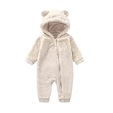 Grenouillère douce pour fille de 0 à 18 mois avec doublure en polaire douillette, idéale pour les journées froides et d'hiver comme vêtement de loisirs confortable
