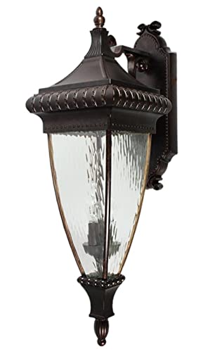 Lampe murale extérieure en verre pour l'ambiance chaleureuse du balcon ou du couloir