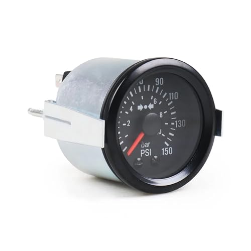 Medidor de presión de aire 12V con doble escala 10 Bar y 150 PSI para salpicadero 3