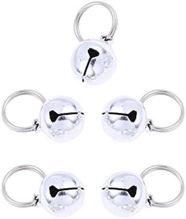 Balacoo Cat Bells for Collar Loud Jingle Bell Pendant - Non Rust Pet Tracker Anti Lost Bells Ornament for Small Medium Dogs Cats (5Pcs,18MM)