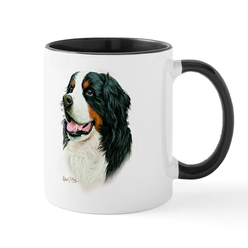 CafePress Bernese Mountain Dog Mug 11 oz (325 ml) Ceramic Coffee ...