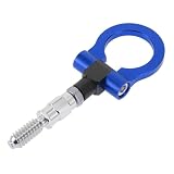 A ABSOPRO Ganci di Traino per Veicoli per Ford Focus 1998-2025 Gancio di Traino Anteriore Posteriore 15,6 mm Lega di Alluminio 98,5 mm Blu 1 Set