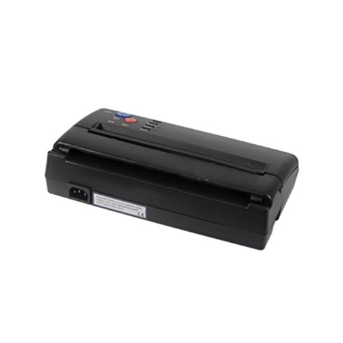 Enshey Black Tattoo Transfer Stencil Machine Thermal Copier Printer Machine Copier Thermoprinter Tattoo Kit Fast Transfer Speed TPH Recording Mode for Temporary and Permanent Tattoos - Thumbnail 3