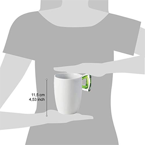 Omada Design 4 tazas mug 35 cl en plástico bicolor - Imagen 3