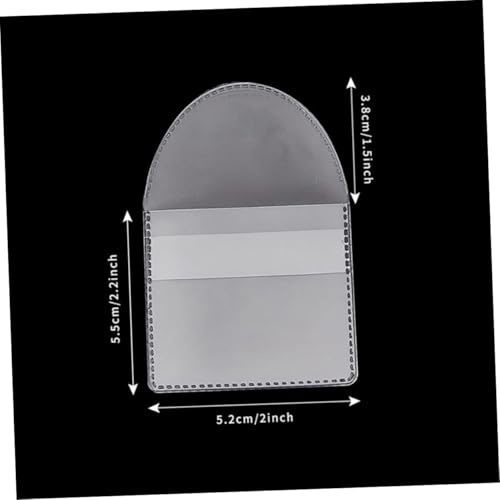 30pcs Clear PVC Coin Storage Pouches Single Pocket Jewelry Protectors for Badges Trinkets Small Items Portable Transparent Sleeves for Easy Identification2