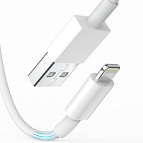 [Apple Mfi Certified] Iphone Charger 3 Ft 4 Pack, Lightning To Usb Cable 3 Foot,Fast Iphone Charging Cables Cord For Iphone 13 Pro Max/12 Mini/11/Xr/Xs/X/8/7/6/Ipad Pro/Air/Mini-3 Feet White #TOP5