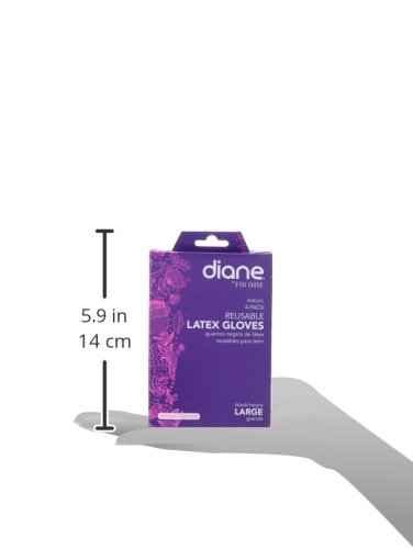 Diane Large Latex Reusable Gloves 4 count