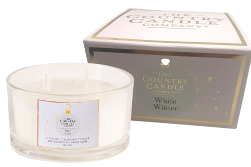 The Country Candle Company Triple Wick Candle - White Winter