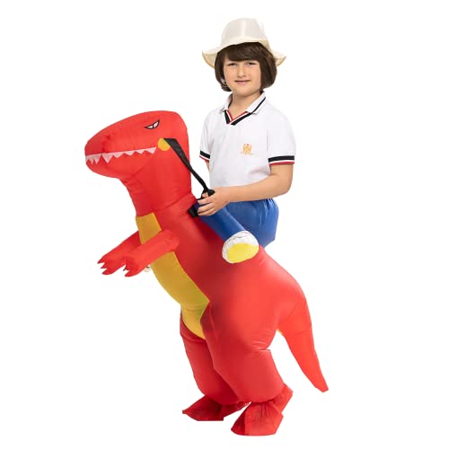 IRETG Disfraz inflable de dinosaurio para niños, 120-150 cm, disf...