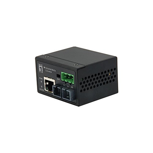 Convertisseur LevelOne IEC-4002 multimode 100 Mbit/s noir fin des pertes réseau