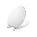 Bemis 34EC 000 Mayfair Commercial Round Plastic Seat, Closed Front with Cover, White