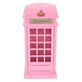 Multifonctionnel : idéal pour la maison, le bureau et les commerces, ce tiroir en bois vintage, inspiré des tirelires en forme de téléphone rétro, allie décoration et praticité