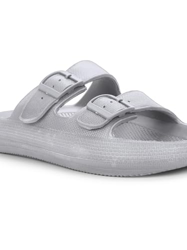 Image of Bata 8712 Venus Slider E Grey Casual Mule Slip-On Thong Slipper for Men