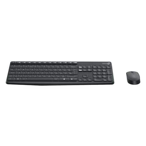 Pack clavier souris sans fil QWERTY US Simpletek MK235 pour coder et taper