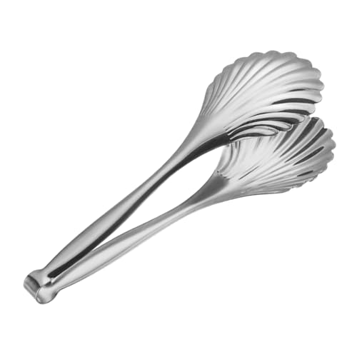 Pinzas para servir – Pinzas para alimentos de acero inoxidable, pinzas reutilizables para cocina, utensilios de cocina y barbacoa para apartamento, comedor, restaurante, jardín, barbacoa, picnic