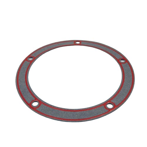 2PCS 5 Holes Twin Cam Derby Cover Gasket Compatible with Harley Touring Dyna Electra Glide Softail Fatboy FXD 1999-2016 Replace 25416-99 25416-99C by Ulifebet - Used condition - Image 5