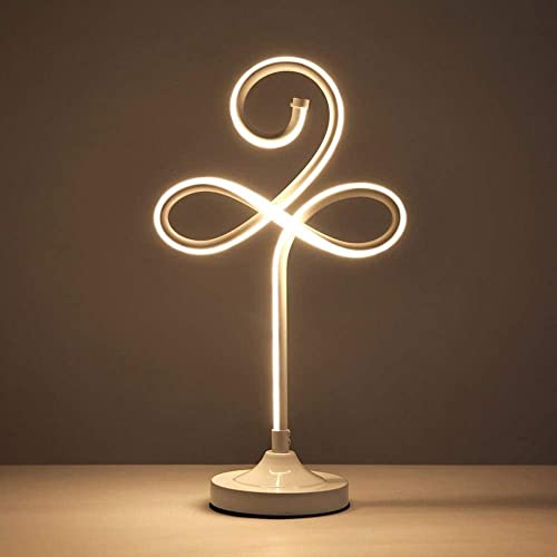 Lampe de bureau LED arc 25W pour lecture nocturne et ambiance salon moderne