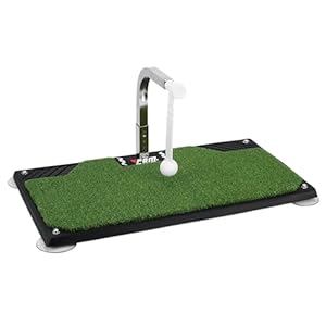 PGM Golf Swing Trainer – Golf Training Equipment with 5 Adjustable Height – Pure Path Golf Swing Practice Mat Training Aid – Golf Swing and Hitting Trainer for Indoor Outdoor Home