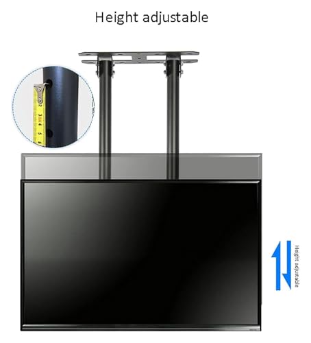 Support TV simple écran de 60 à 100 pouces avec mât télescopique robuste - 6
