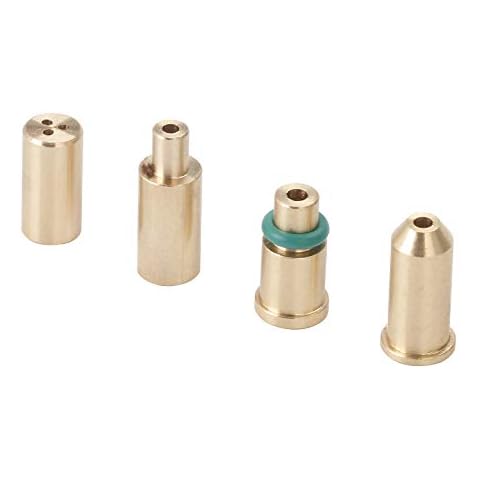 FASTROHY 4 in 1 Gas Refill Adapters for S T Dupont Lighter Yellow Red Green Blue Caps Cover