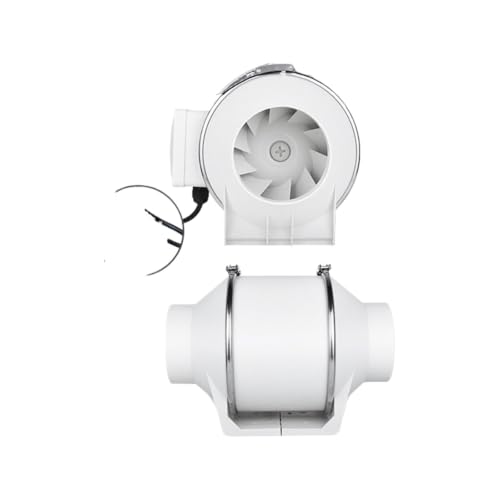 Extractor de aire de 125mm para eliminar humedades con flujo diagonal potente 2