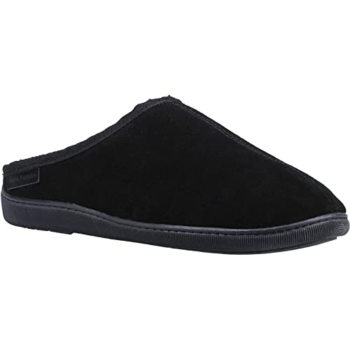 Hush Puppies AshtonSlipper para hombre, Black, 43.5 EU