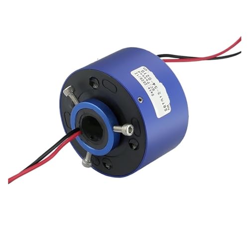 1 Pcs Ring Slip Ring 24612-way Collector Ring Conductive Ring Through Hole Slip Ring(Inner 12.7mm Outer 54mm - 2 Way 10A)