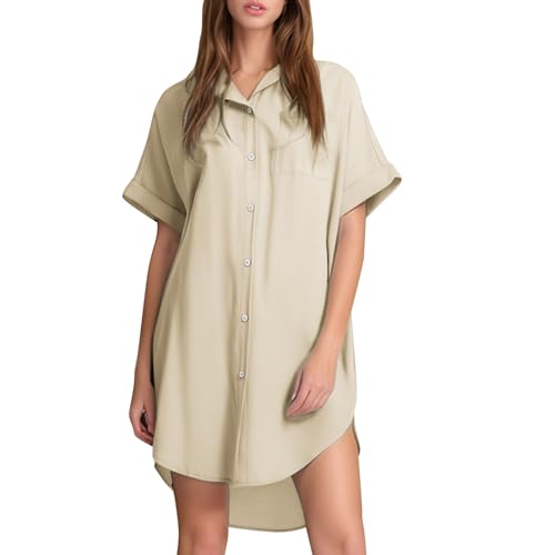 Robe de plage en lin pour femme en textile premium respirant