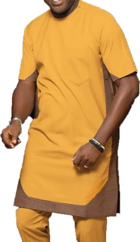 Tunique Chemise Tenue Formelle Dashiki ample taille XXXXL pour le confort des hommes